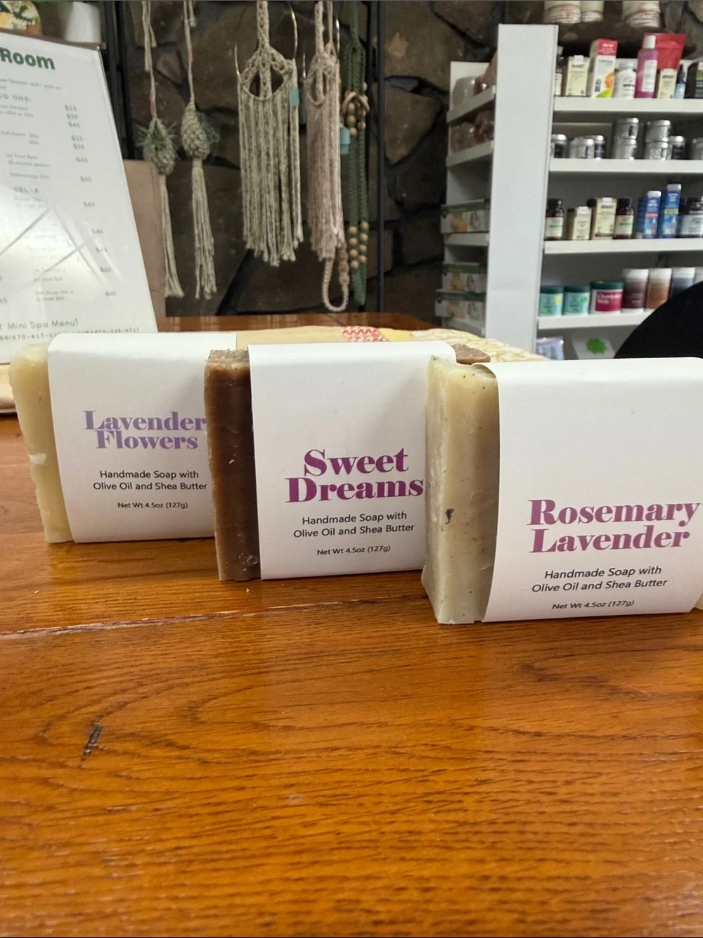 Sweet Dreams Handmade Soap - Lavender Scent (Cream/Purple)